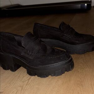 ASOS Chunky Black Loafers